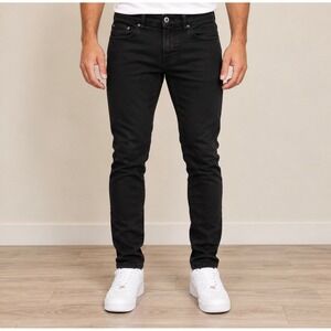 Kayden K Skinny Jeans MENS 30/32 Black Good Stretch Denim Pants